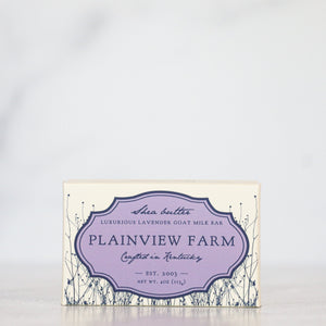 Plainview Farm Goat Milk Luxury Bar Soap Selection - Kentucky Soaps & Such