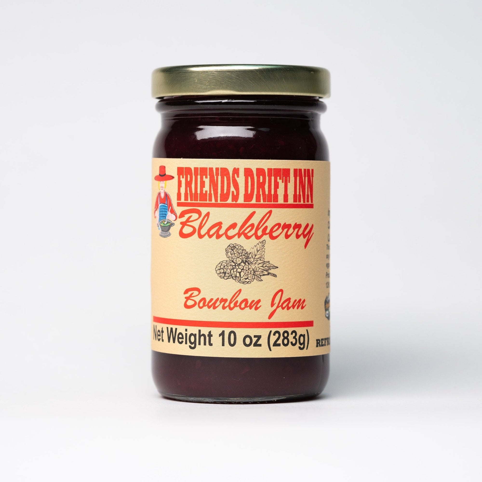 Friends Drift Inn Blackberry Bourbon Jam - Kentucky Soaps & Such