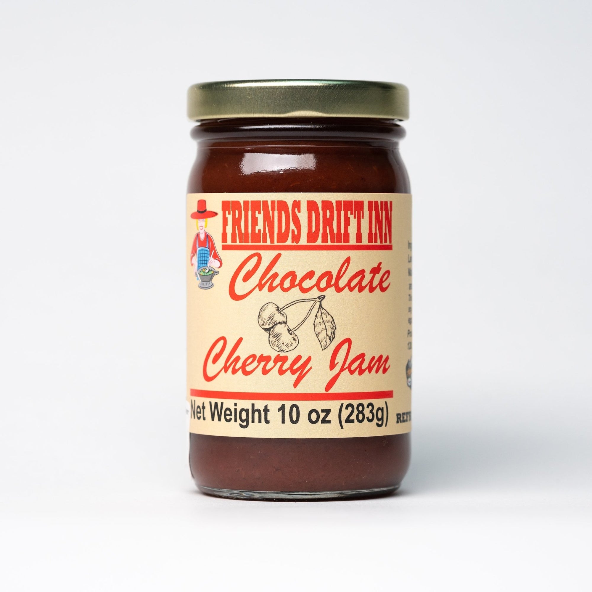 Friends Drift Inn Chocolate Cherry Jam - Kentucky Soaps & Such