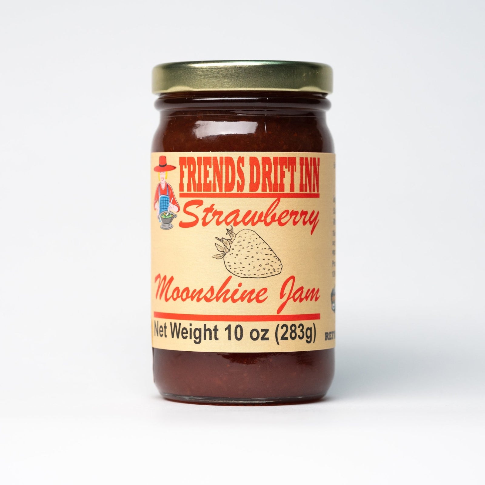 Friends Drift Inn Strawberry Moonshine Jam - Kentucky Soaps & Such
