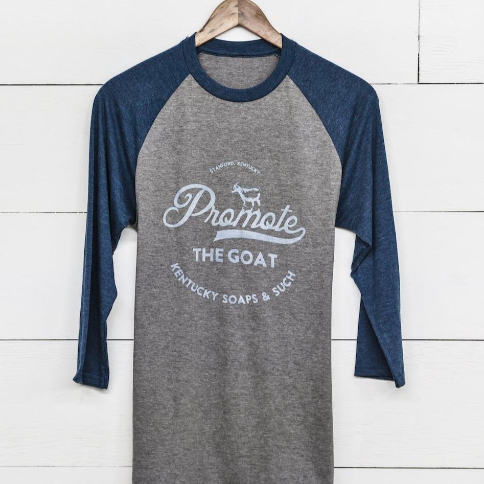 Promote the Goat Baseball Tee - Kentucky Soaps & Such