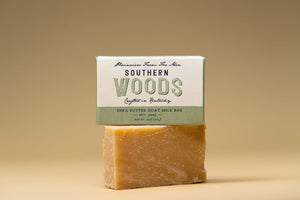 Southern Woods Goat Milk Luxury Bar Soap - Kentucky Soaps & Such